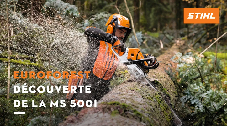 Stihl, découvrez en avant première la tronçonneuse M5 500i